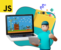 Программирование на JavaScript. Учимся создавать игры! - Школа программирования для детей, компьютерные курсы для школьников, начинающих и подростков - KIBERone г. Норильск